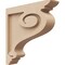 Ekena Millwork 2"W x 10"D x 10"H Thin Scroll Rough Cedar Woodgrain TimberThane Corbel, Primed Tan CORUR02X10X10SCRRCPR - alternate 1